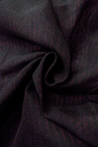 画像10: O0909A 女性用羽織  シルク（正絹） 黒, 縞 【中古】【USED】【リサイクル】 ★★★☆☆【O0909A】 (10)