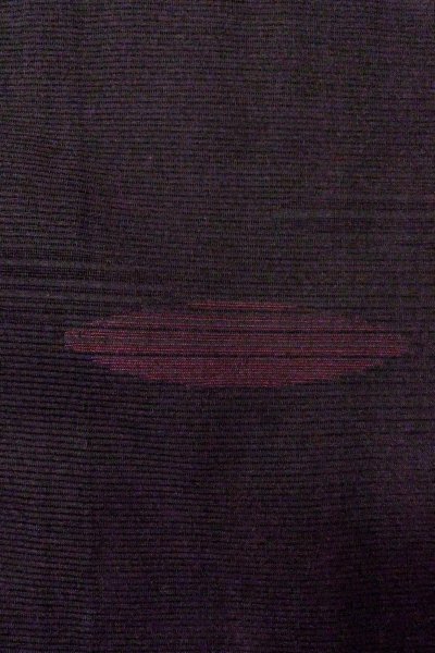 画像3: O0909B 女性用羽織  シルク（正絹） 黒, 縞 【中古】【USED】【リサイクル】 ★★★☆☆【O0909B】 (3)