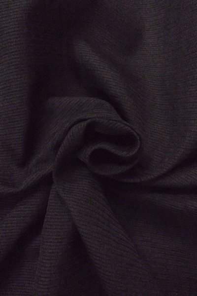 画像9: O0909B 女性用羽織  シルク（正絹） 黒, 縞 【中古】【USED】【リサイクル】 ★★★☆☆【O0909B】 (9)