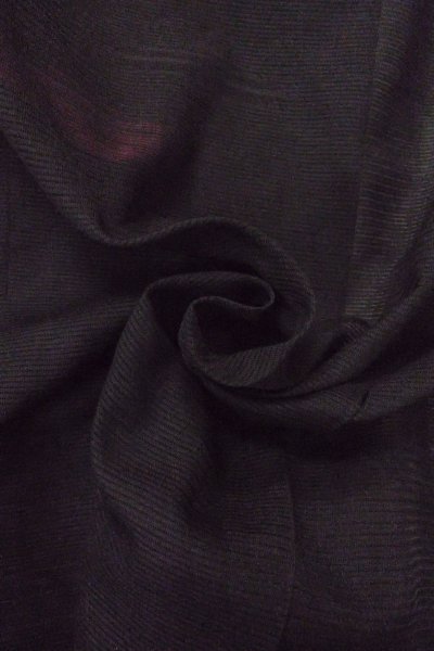 画像10: O0909B 女性用羽織  シルク（正絹） 黒, 縞 【中古】【USED】【リサイクル】 ★★★☆☆【O0909B】 (10)