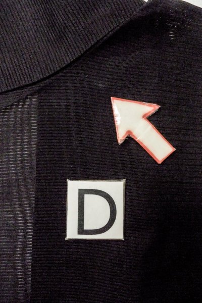 画像15: O0909B 女性用羽織  シルク（正絹） 黒, 縞 【中古】【USED】【リサイクル】 ★★★☆☆【O0909B】 (15)