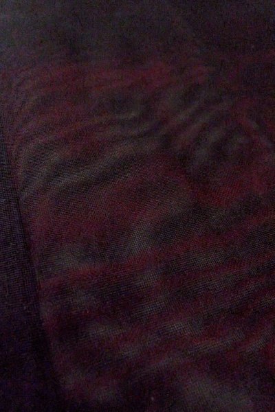 画像9: O0909C 女性用羽織  シルク（正絹） 黒, 花 【中古】【USED】【リサイクル】 ★★★★☆【O0909C】 (9)