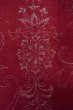 画像5: O0909D 女性用羽織  シルク（正絹） 深い赤色, 花 【中古】【USED】【リサイクル】 ★★★☆☆【O0909D】 (5)