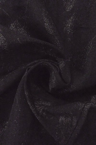 画像11: O0909F 女性用羽織  シルク（正絹） 黒, 葉 【中古】【USED】【リサイクル】 ★★★★☆【O0909F】 (11)