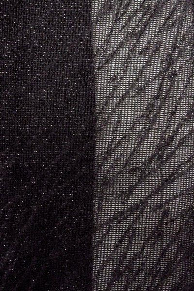 画像6: O0909G 女性用羽織  シルク（正絹） 黒, 線 【中古】【USED】【リサイクル】 ★★☆☆☆【O0909G】 (6)