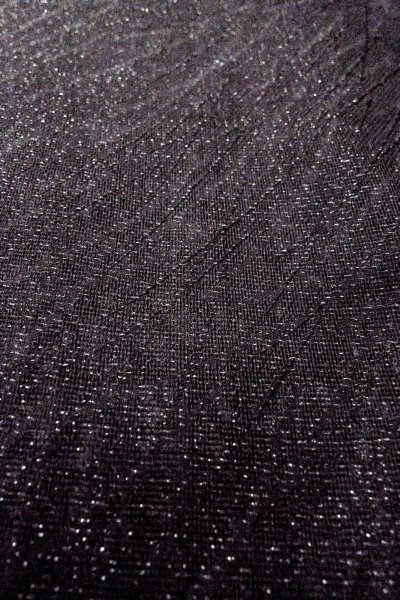 画像9: O0909G 女性用羽織  シルク（正絹） 黒, 線 【中古】【USED】【リサイクル】 ★★☆☆☆【O0909G】 (9)