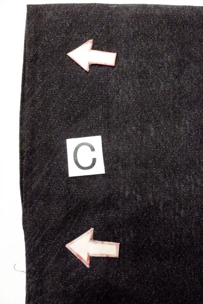 画像16: O0909G 女性用羽織  シルク（正絹） 黒, 線 【中古】【USED】【リサイクル】 ★★☆☆☆【O0909G】 (16)