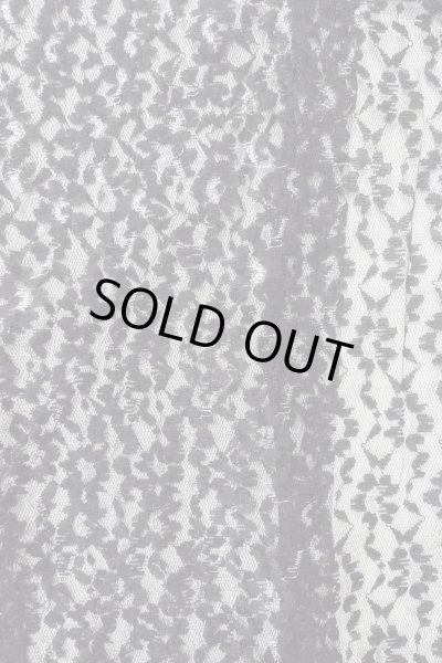 画像3: O0909J 女性用羽織  化繊 黒, 花 【中古】【USED】【リサイクル】 ★★★★☆【O0909J】 (3)