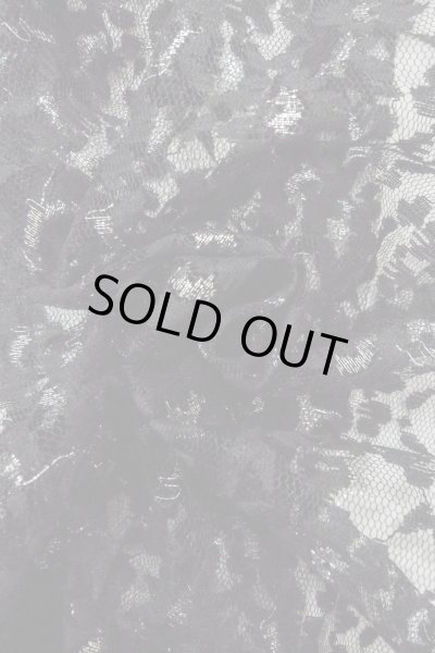 画像12: O0909J 女性用羽織  化繊 黒, 花 【中古】【USED】【リサイクル】 ★★★★☆【O0909J】 (12)