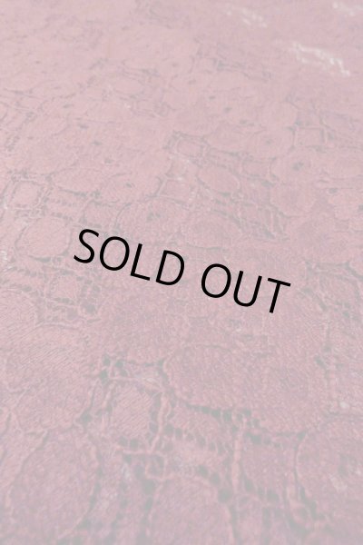 画像10: O0909L 女性用羽織  化繊 深い赤色, 花 【中古】【USED】【リサイクル】 ★★★☆☆【O0909L】 (10)