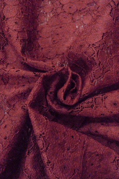 画像11: O0909L 女性用羽織  化繊 深い赤色, 花 【中古】【USED】【リサイクル】 ★★★☆☆【O0909L】 (11)