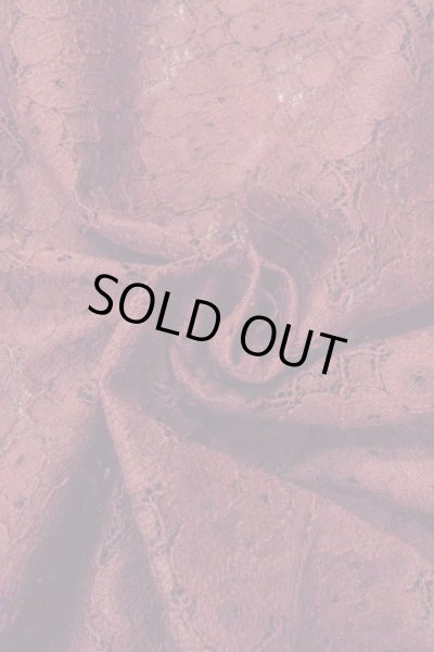 画像11: O0909L 女性用羽織  化繊 深い赤色, 花 【中古】【USED】【リサイクル】 ★★★☆☆【O0909L】 (11)