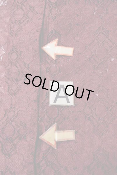 画像14: O0909L 女性用羽織  化繊 深い赤色, 花 【中古】【USED】【リサイクル】 ★★★☆☆【O0909L】 (14)