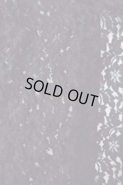 画像3: O0909M 女性用羽織  化繊 黒, 花 【中古】【USED】【リサイクル】 ★★★★☆【O0909M】 (3)