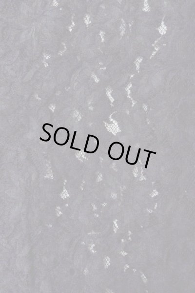 画像5: O0909M 女性用羽織  化繊 黒, 花 【中古】【USED】【リサイクル】 ★★★★☆【O0909M】 (5)