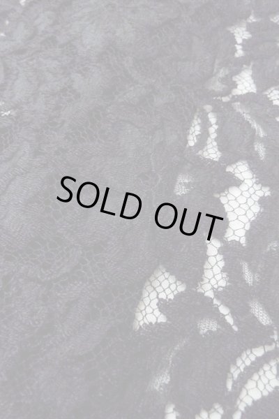 画像8: O0909M 女性用羽織  化繊 黒, 花 【中古】【USED】【リサイクル】 ★★★★☆【O0909M】 (8)