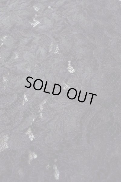 画像9: O0909M 女性用羽織  化繊 黒, 花 【中古】【USED】【リサイクル】 ★★★★☆【O0909M】 (9)