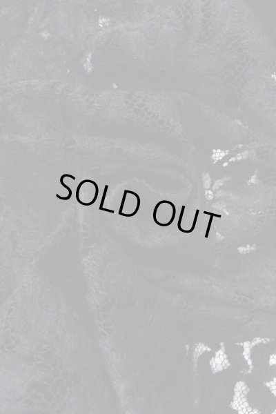 画像12: O0909M 女性用羽織  化繊 黒, 花 【中古】【USED】【リサイクル】 ★★★★☆【O0909M】 (12)