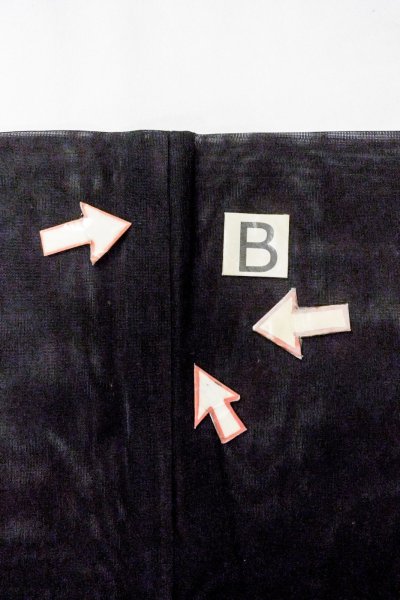 画像15: O0909N 女性用羽織  シルク（正絹） 黒, りんどう 【中古】【USED】【リサイクル】 ★☆☆☆☆【O0909N】 (15)