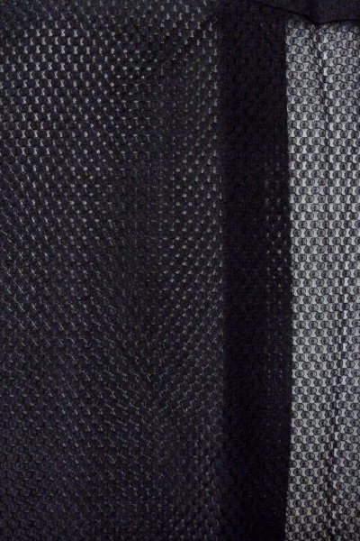 画像3: O0909O 女性用羽織  化繊 黒, 丸 【中古】【USED】【リサイクル】 ★★★★☆【O0909O】 (3)