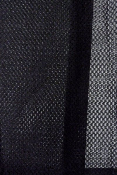 画像4: O0909O 女性用羽織  化繊 黒, 丸 【中古】【USED】【リサイクル】 ★★★★☆【O0909O】 (4)