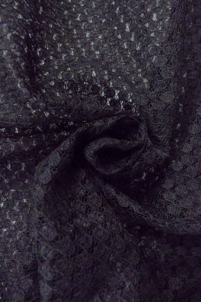 画像11: O0909O 女性用羽織  化繊 黒, 丸 【中古】【USED】【リサイクル】 ★★★★☆【O0909O】 (11)