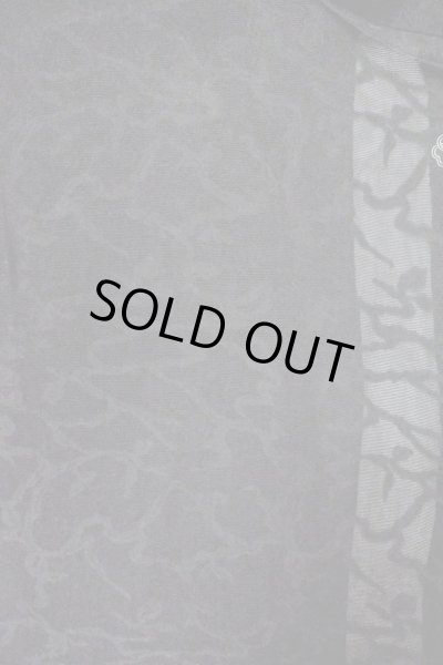 画像4: O0909R 女性用羽織  シルク（正絹） 黒, つた 【中古】【USED】【リサイクル】 ★★★★☆【O0909R】 (4)