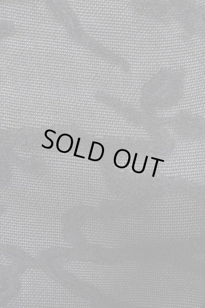 画像8: O0909R 女性用羽織  シルク（正絹） 黒, つた 【中古】【USED】【リサイクル】 ★★★★☆【O0909R】 (8)