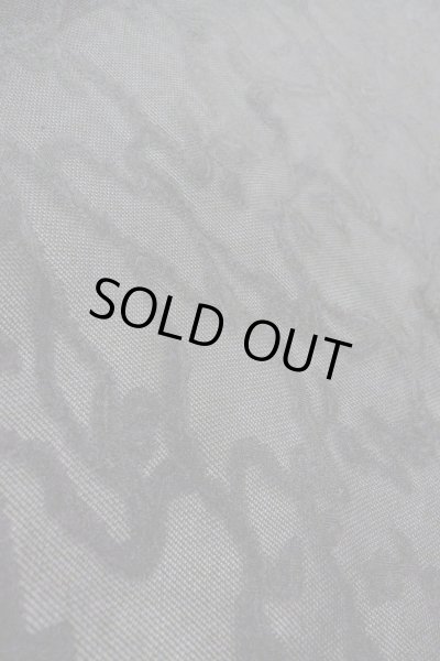 画像9: O0909R 女性用羽織  シルク（正絹） 黒, つた 【中古】【USED】【リサイクル】 ★★★★☆【O0909R】 (9)