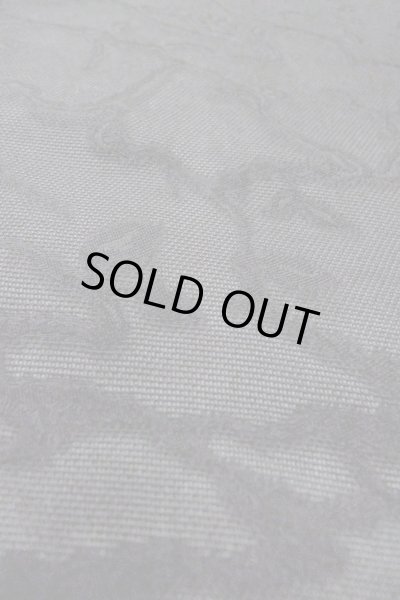 画像11: O0909R 女性用羽織  シルク（正絹） 黒, つた 【中古】【USED】【リサイクル】 ★★★★☆【O0909R】 (11)