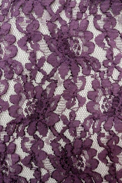 画像5: O0909S 女性用羽織  化繊 深い紫色, 花 【中古】【USED】【リサイクル】 ★★★☆☆【O0909S】 (5)