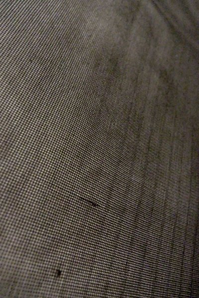 画像8: O0909V 女性用羽織  シルク（正絹） 黒, 縞 【中古】【USED】【リサイクル】 ★★★★☆【O0909V】 (8)