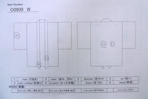 画像12: O0909W 女性用羽織  シルク（正絹） 黒, 花 【中古】【USED】【リサイクル】 ★★★☆☆【O0909W】 (12)