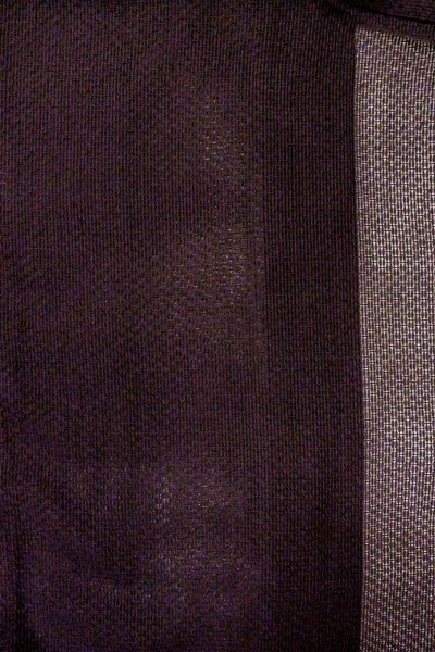 画像3: O0909X 女性用羽織  シルク（正絹） 深い紫色, 幾何学模様 【中古】【USED】【リサイクル】 ★★★★☆【O0909X】 (3)