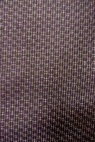 画像5: O0909X 女性用羽織  シルク（正絹） 深い紫色, 幾何学模様 【中古】【USED】【リサイクル】 ★★★★☆【O0909X】 (5)