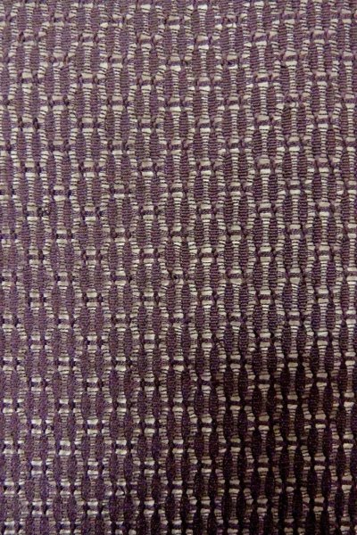 画像6: O0909X 女性用羽織  シルク（正絹） 深い紫色, 幾何学模様 【中古】【USED】【リサイクル】 ★★★★☆【O0909X】 (6)