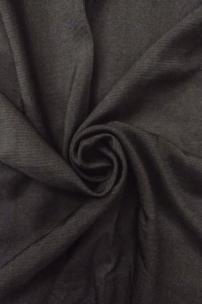 画像11: O0909Y 女性用羽織  シルク（正絹） 黒,  【中古】【USED】【リサイクル】 ★★★☆☆【O0909Y】 (11)