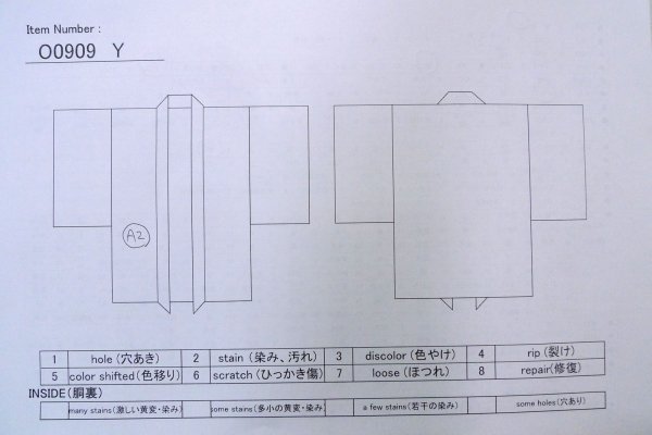 画像12: O0909Y 女性用羽織  シルク（正絹） 黒,  【中古】【USED】【リサイクル】 ★★★☆☆【O0909Y】 (12)