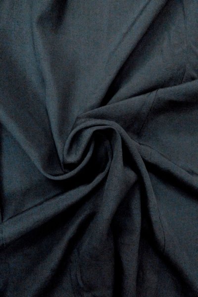 画像9: O0910C 女性用羽織  シルク（正絹） 黒,  【中古】【USED】【リサイクル】 ★★★☆☆【O0910C】 (9)