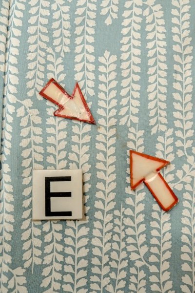 画像18: O1002A 女性用 単衣   シルク（正絹） 灰色がかった水色,  藤 【中古】【USED】【リサイクル】 ★★☆☆☆【O1002A】 (18)