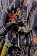 画像11: O1002C 女性用 単衣   シルク（正絹） 藍,  菊 【中古】【USED】【リサイクル】 ★★★☆☆【O1002C】 (11)