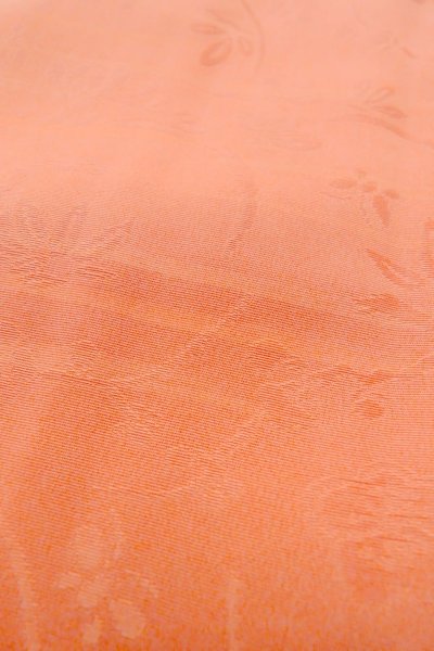 画像8: O1002F 女性用 色無地   シルク（正絹） 珊瑚色,  梅 【中古】【USED】【リサイクル】 ★★★★☆【O1002F】 (8)