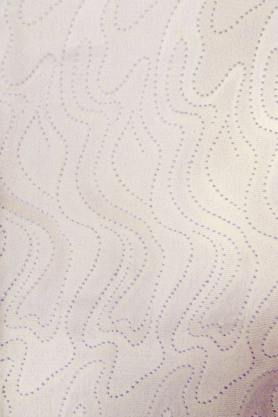 画像5: O1002G 女性用 色無地   シルク（正絹） 淡い薄い紫色,  抽象的模様 【中古】【USED】【リサイクル】 ★★☆☆☆【O1002G】 (5)