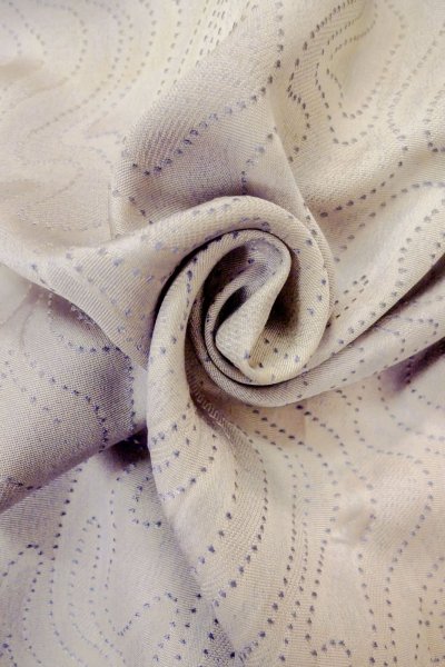 画像11: O1002G 女性用 色無地   シルク（正絹） 淡い薄い紫色,  抽象的模様 【中古】【USED】【リサイクル】 ★★☆☆☆【O1002G】 (11)