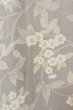 画像6: O1002H 女性用 小紋   シルク（正絹） 淡い灰色がかった藤色,  花 【中古】【USED】【リサイクル】 ★★☆☆☆【O1002H】 (6)
