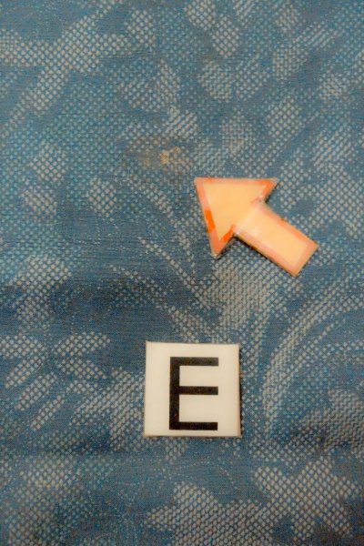 画像18: O1002J 女性用 紬   シルク（正絹） 深い灰色がかった水色,  花 【中古】【USED】【リサイクル】 ★☆☆☆☆【O1002J】 (18)