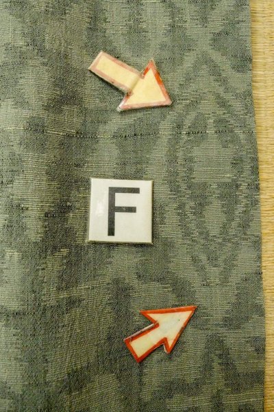 画像19: O1002O 女性用 紬   麻 灰色がかった緑色,  更紗 【中古】【USED】【リサイクル】 ★☆☆☆☆【O1002O】 (19)