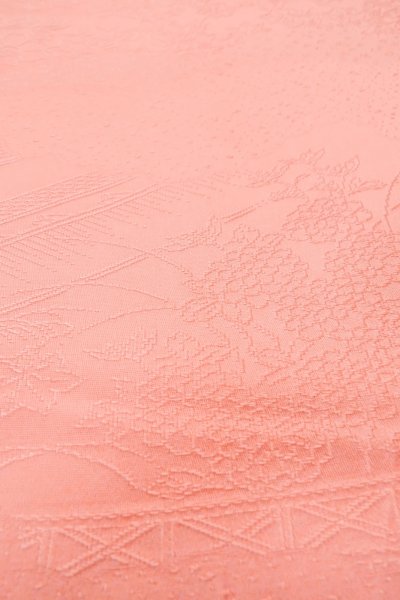 画像9: O1002Q 女性用 色無地   シルク（正絹） 光沢のある桃色,  【中古】【USED】【リサイクル】 ★★★☆☆【O1002Q】 (9)