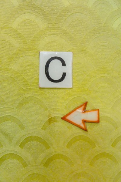 画像16: O1002T 女性用 色無地   シルク（正絹） 光沢のある薄い黄緑色,  【中古】【USED】【リサイクル】 ★★☆☆☆【O1002T】 (16)