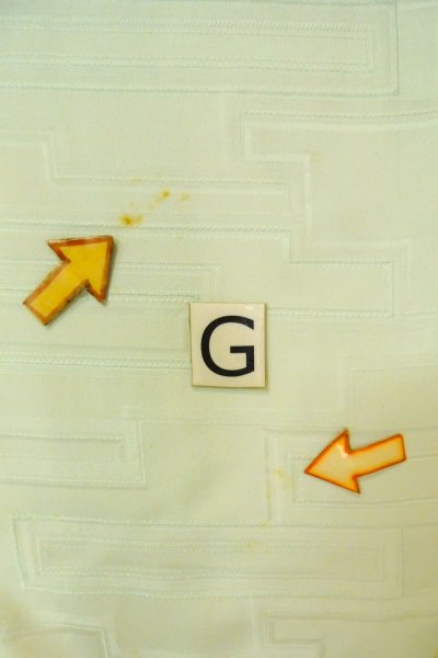 画像23: O1002Y 女性用 訪問着   シルク（正絹） 淡い薄い青緑色,  蝶々 【中古】【USED】【リサイクル】 ★★☆☆☆【O1002Y】 (23)